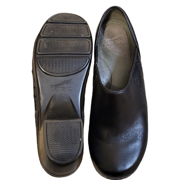 Dansko Black Leather Mules - Picture 3 of 9